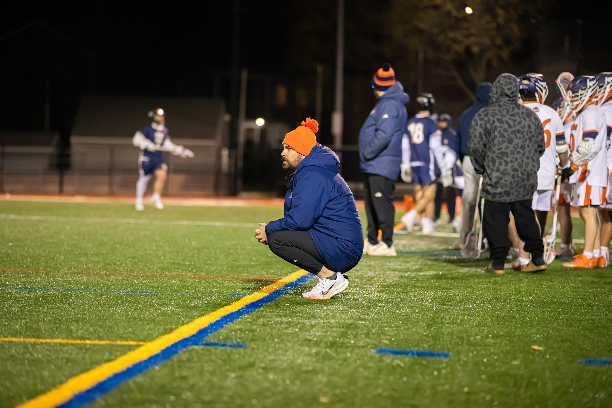 Salem State Men's Lacrosse Head Coach Stephen Driscoll.